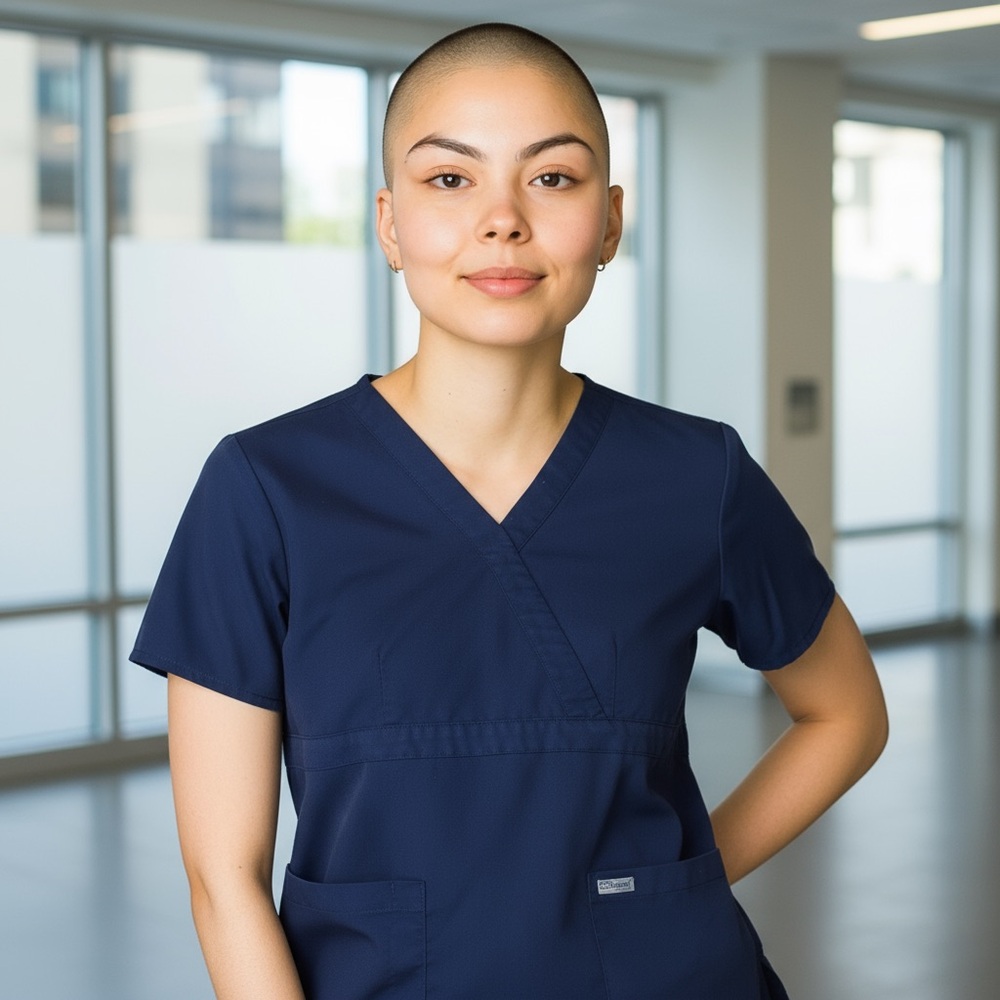 Grey's Anatomy Navy Blue Women's Top